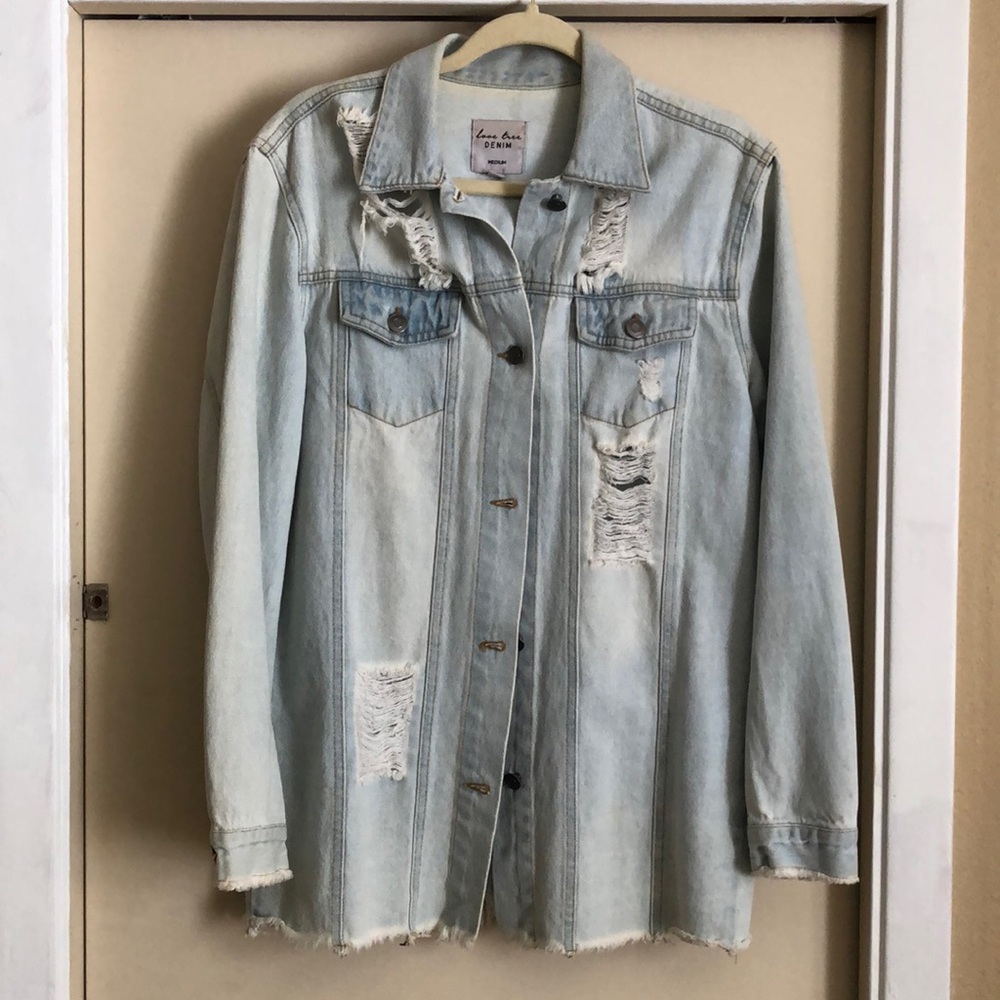 Denim Button Jacket - image 1